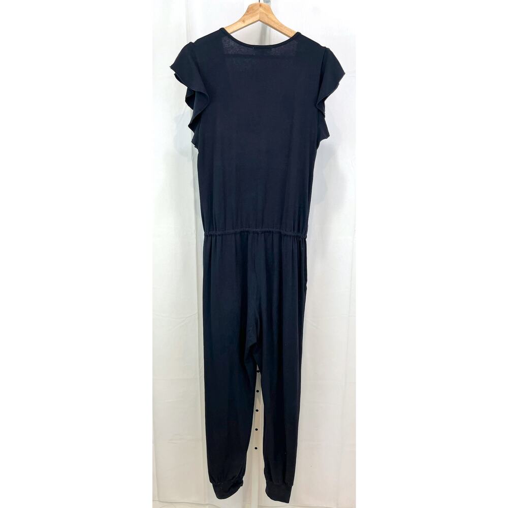 Sundry Size 2 M Flutter Sleeve Jumpsuit Surplice … - image 3